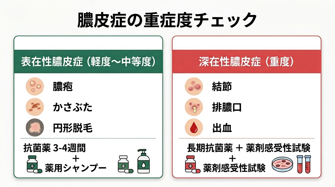 再発する犬の膿皮症の3大根本原因