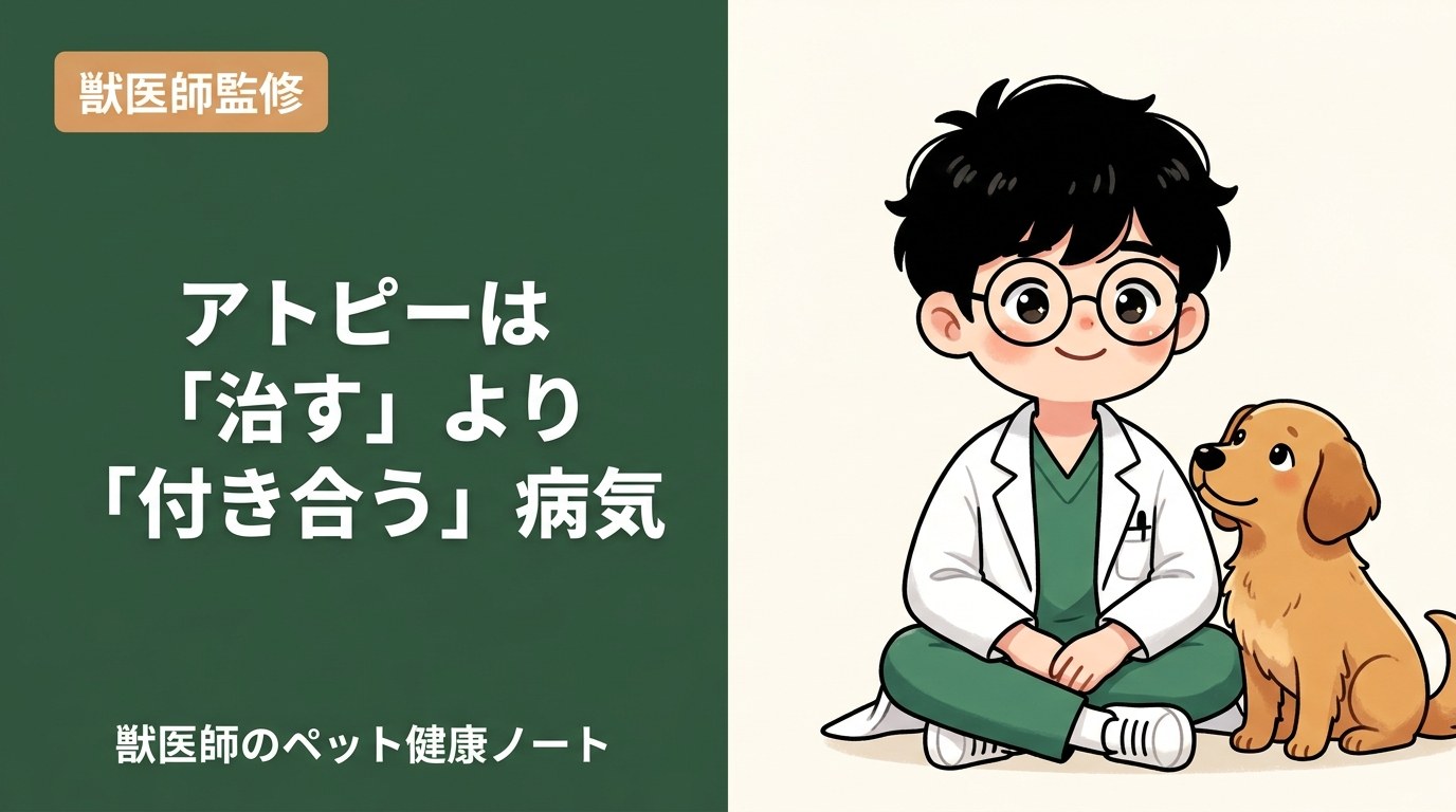 犬のアトピー性皮膚炎とは？症状・原因・自宅でできる対策を獣医師が解説