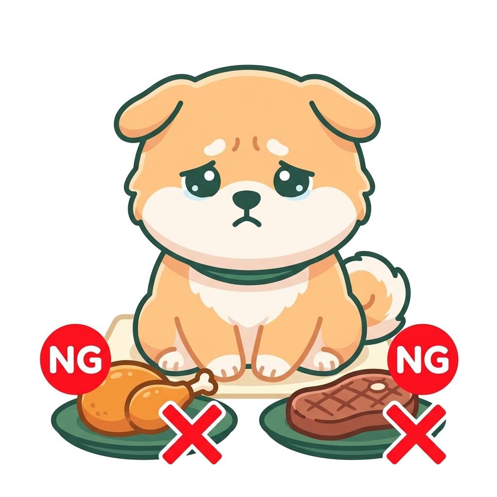 チキン・牛肉アレルギー