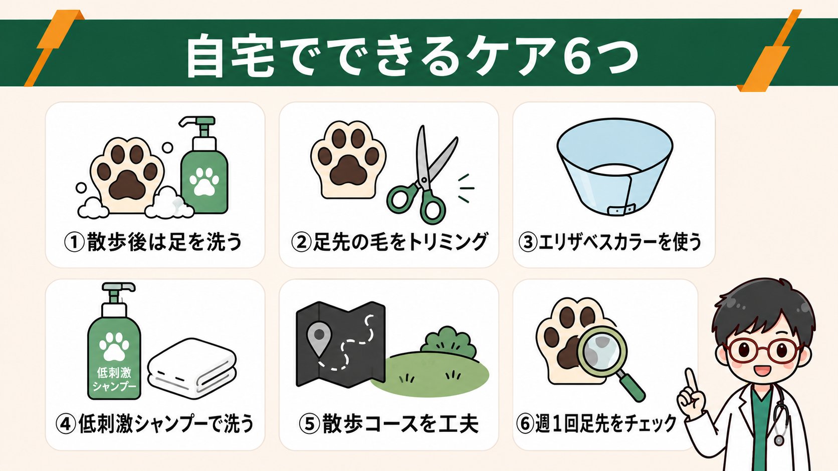 犬の指間炎 自宅でできるケア6つ