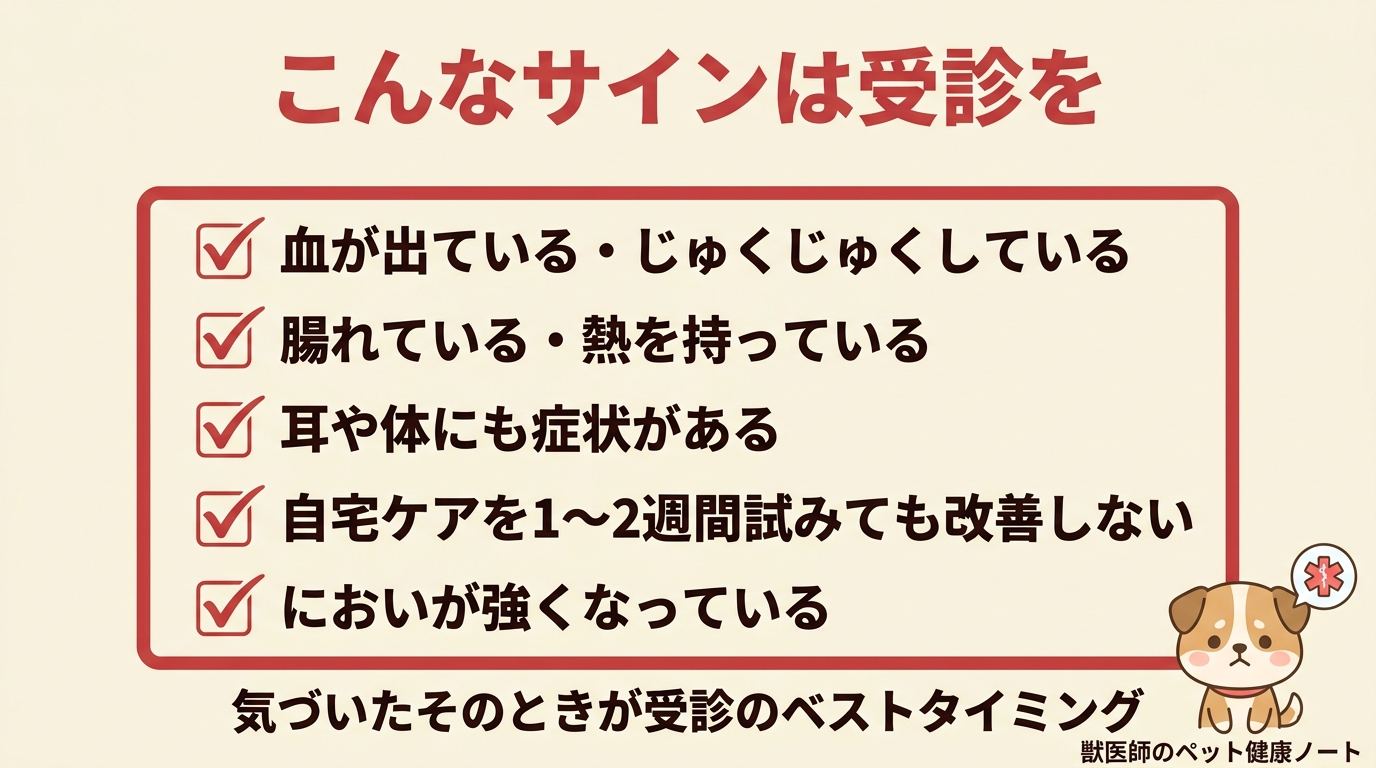 こんなサインは受診を